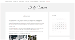 Desktop Screenshot of ladyfinesse.co.za